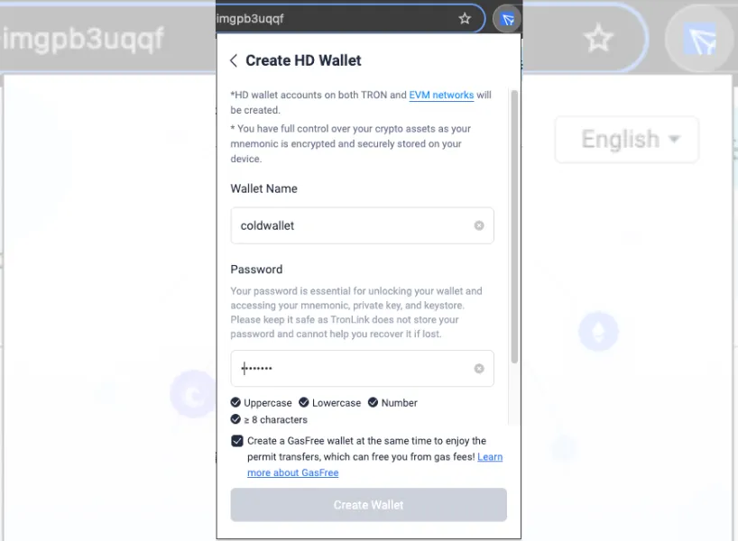 TronLink 錢包建立、冷錢包轉換教學（2025/5 更新）